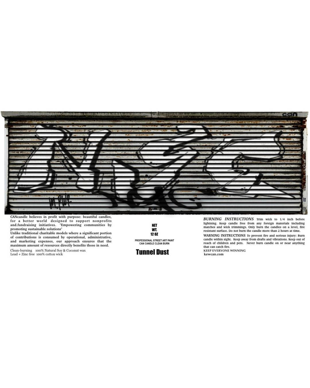 NYC Graffiti GATE CANcandle 12oz